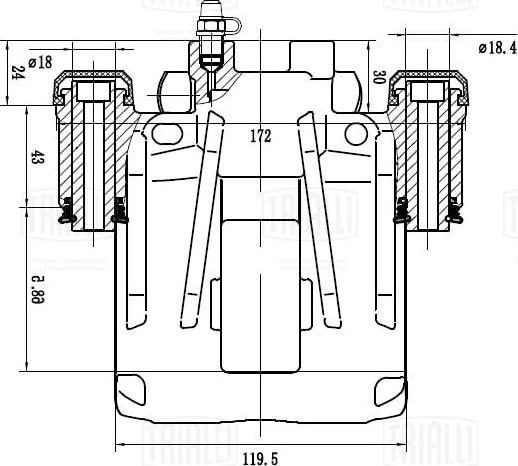 Trialli CF 162162 - Спирачен апарат vvparts.bg