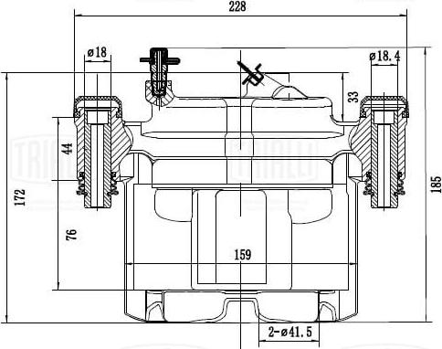 Trialli CF 162101 - Спирачен апарат vvparts.bg