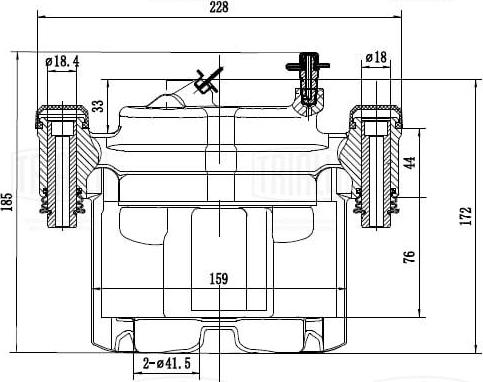 Trialli CF 162102 - Спирачен апарат vvparts.bg