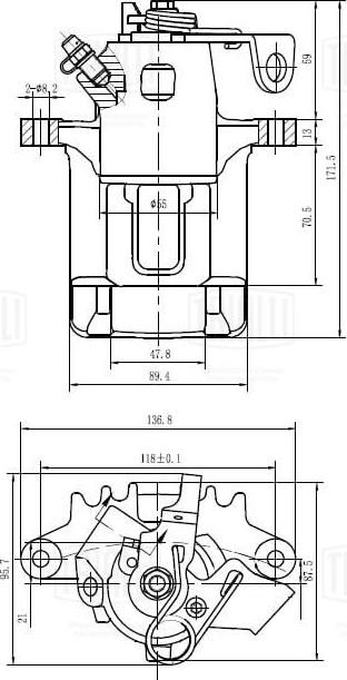 Trialli CF 185164 - Спирачен апарат vvparts.bg