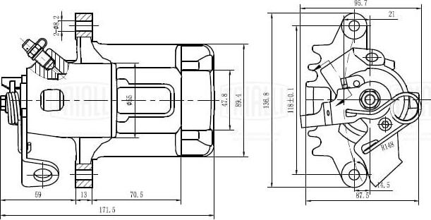 Trialli CF 185163 - Спирачен апарат vvparts.bg