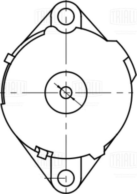 Trialli CM 5490 - Ремъчен обтегач, пистов ремък vvparts.bg