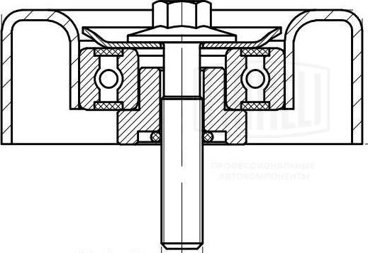 Trialli CM 5080 - Паразитна / водеща ролка, пистов ремък vvparts.bg