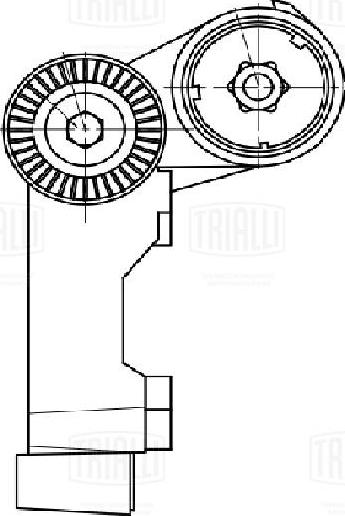 Trialli CM 5157 - Ремъчен обтегач, пистов ремък vvparts.bg