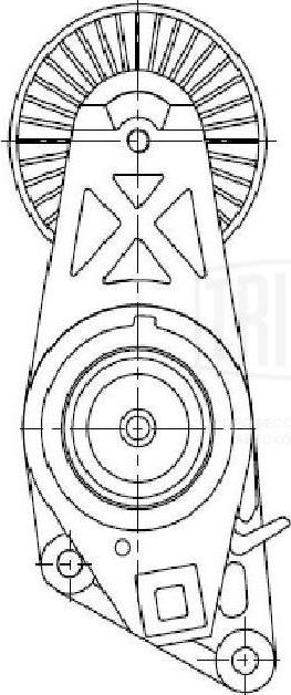 Trialli CM 5314 - Паразитна / водеща ролка, пистов ремък vvparts.bg