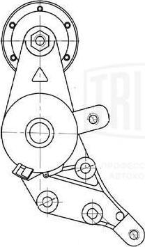 Trialli CM 5291 - Паразитна / водеща ролка, пистов ремък vvparts.bg