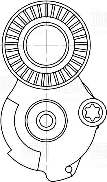 Trialli CM 5790 - Ремъчен обтегач, пистов ремък vvparts.bg