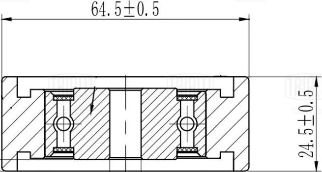 Trialli CM 5781 - Паразитна / водеща ролка, пистов ремък vvparts.bg