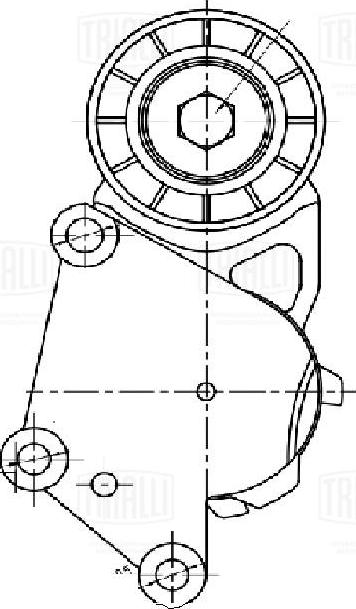 Trialli CM 5729 - Ремъчен обтегач, пистов ремък vvparts.bg