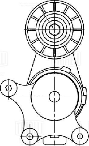 Trialli CM 5724 - Ремъчен обтегач, пистов ремък vvparts.bg