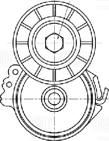 Trialli CM 5728 - Ремъчен обтегач, пистов ремък vvparts.bg