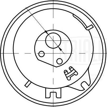 Trialli CM 6099 - Обтяжна ролка, ангренаж vvparts.bg