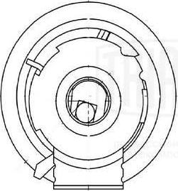 Trialli CM 6055 - Обтяжна ролка, ангренаж vvparts.bg