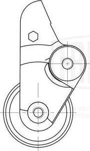 Trialli CM 6053 - Обтяжна ролка, ангренаж vvparts.bg