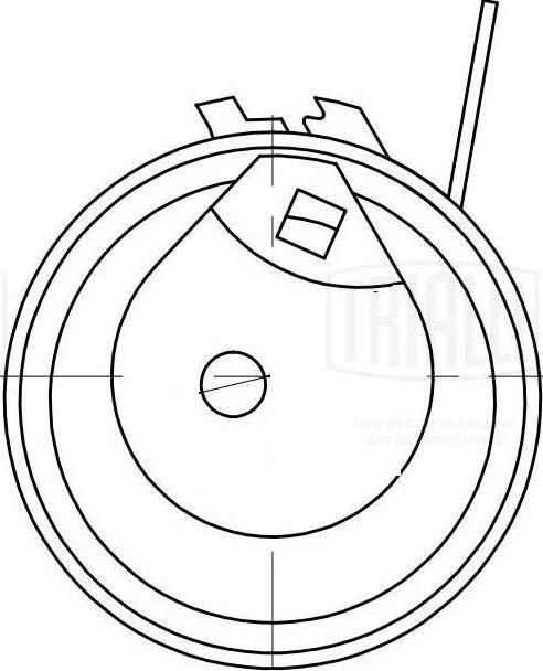 Trialli CM 6108 - Обтяжна ролка, ангренаж vvparts.bg