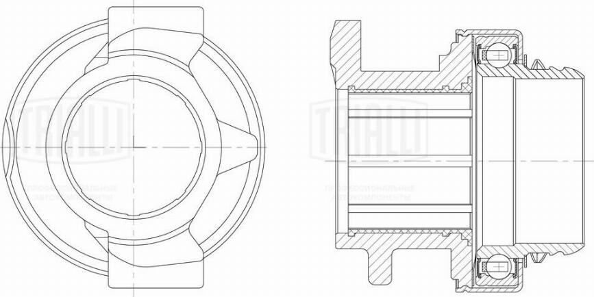 Trialli CT 122 - Аксиален лагер vvparts.bg