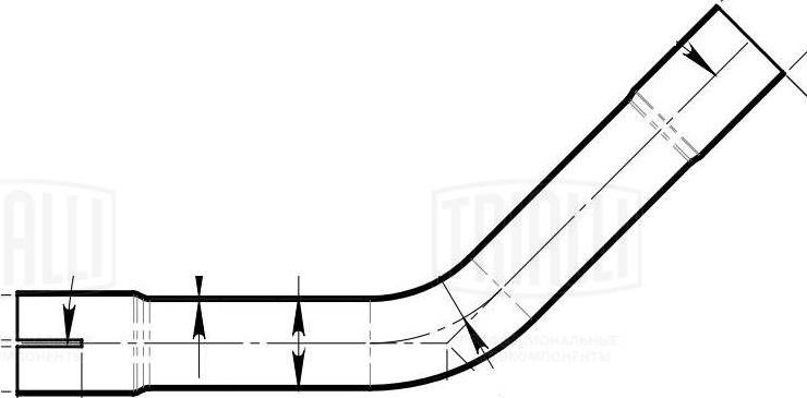 Trialli EMC 0445 - Ауспух, универсален vvparts.bg