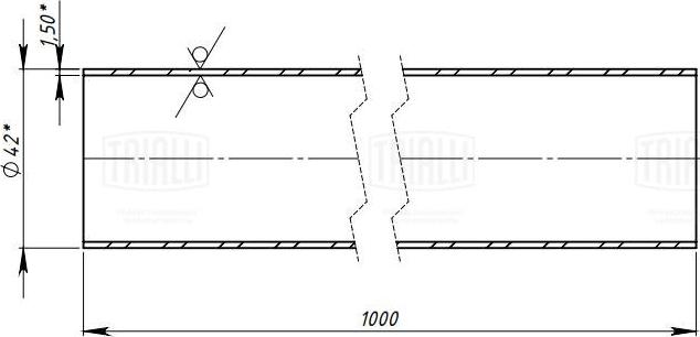 Trialli EMC 0142 - Ауспух, универсален vvparts.bg