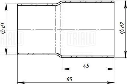 Trialli EPC 6065 - Ауспух, универсален vvparts.bg