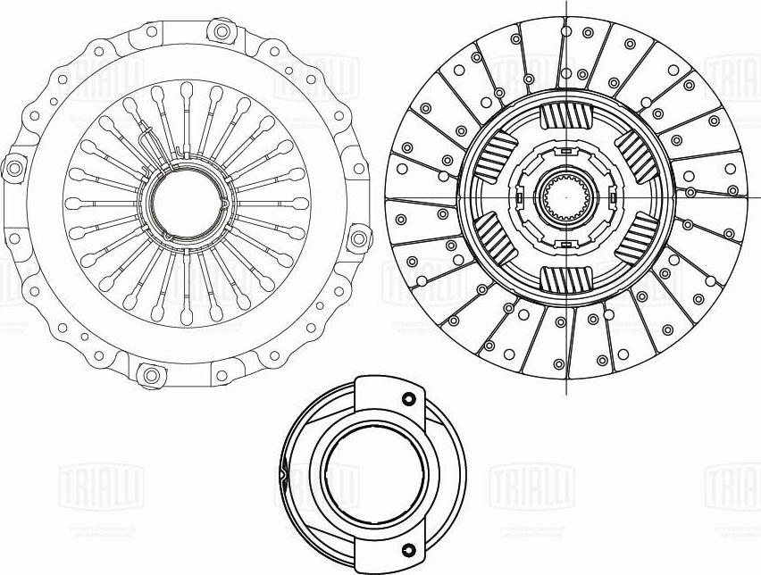 Trialli FR 817 - Комплект съединител vvparts.bg