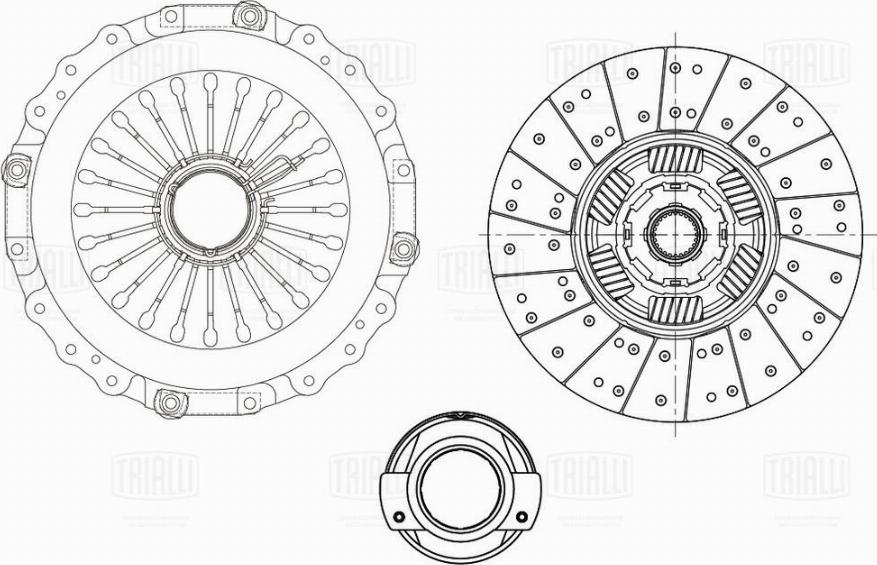 Trialli FR 823 - Комплект съединител vvparts.bg