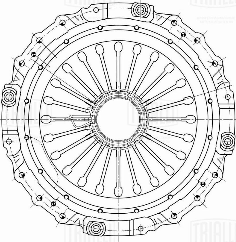 Trialli FS 706 - Притискателен диск vvparts.bg