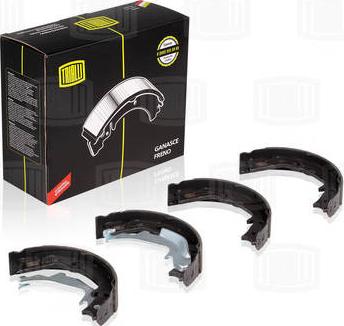 Trialli GF 0863 - Комплект спирачна челюст, ръчна спирачка vvparts.bg