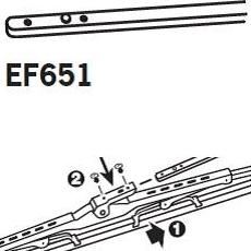 Trico EF651 - Перо на чистачка vvparts.bg