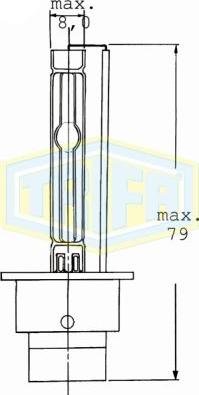 Trifa 02002 - Крушка с нагреваема жичка, фар за дълги светлини vvparts.bg