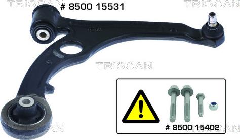 Triscan 8500 15531 - Носач, окачване на колелата vvparts.bg