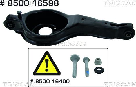 Triscan 8500 16598 - Носач, окачване на колелата vvparts.bg