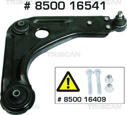 Triscan 8500 16541 - Носач, окачване на колелата vvparts.bg