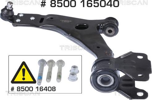 Triscan 8500 165040 - Носач, окачване на колелата vvparts.bg