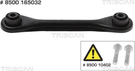 Triscan 8500 165032 - Щанга / подпора, окачване на колелото vvparts.bg