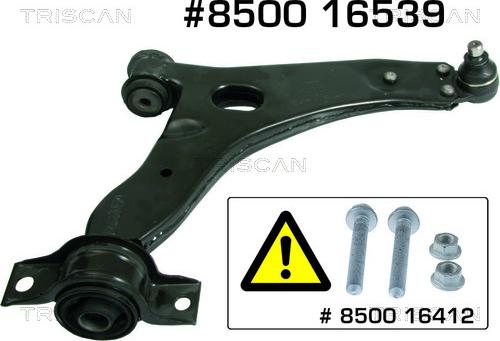 Triscan 8500 16539 - Носач, окачване на колелата vvparts.bg