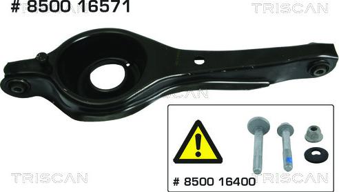 Triscan 8500 16571 - Носач, окачване на колелата vvparts.bg