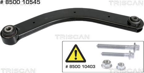 Triscan 8500 10545 - Носач, окачване на колелата vvparts.bg