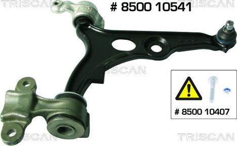 Triscan 8500 10541 - Носач, окачване на колелата vvparts.bg