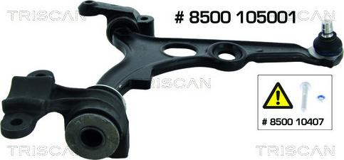 Triscan 8500 105001 - Носач, окачване на колелата vvparts.bg