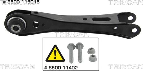 Triscan 8500 115015 - Носач, окачване на колелата vvparts.bg