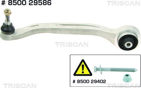 Triscan 8500 29586 - Носач, окачване на колелата vvparts.bg
