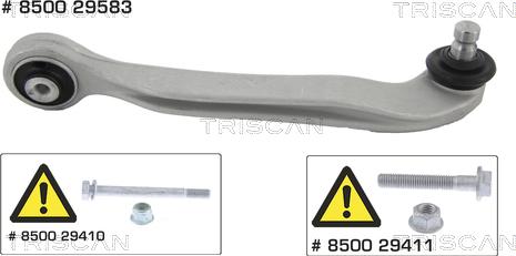 Triscan 8500 29583 - Носач, окачване на колелата vvparts.bg