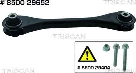 Triscan 8500 29652 - Щанга / подпора, окачване на колелото vvparts.bg