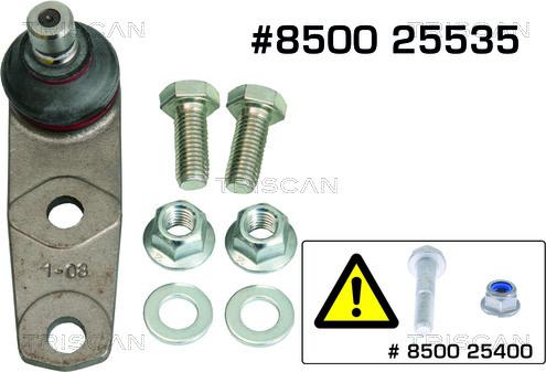 Triscan 8500 25535 - Шарнири vvparts.bg