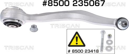 Triscan 8500 235067 - Носач, окачване на колелата vvparts.bg