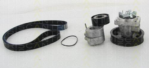 Triscan 8642 100502 - Водна помпа + комплект пистови ремъци клиновидно оребряване vvparts.bg