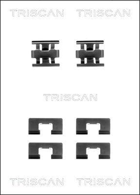 Triscan 8105 401606 - Комплект принадлежности, дискови накладки vvparts.bg