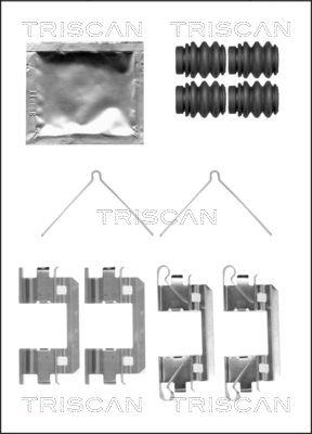 Triscan 8105 401620 - Комплект принадлежности, дискови накладки vvparts.bg