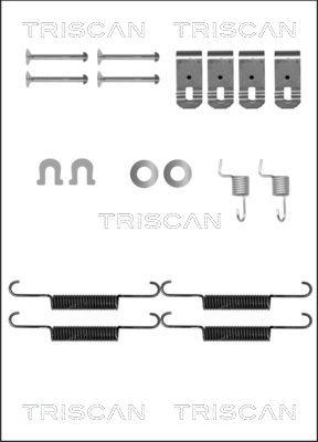 Triscan 8105 402541 - Комплект принадлежности, челюсти за ръчна спирачка vvparts.bg