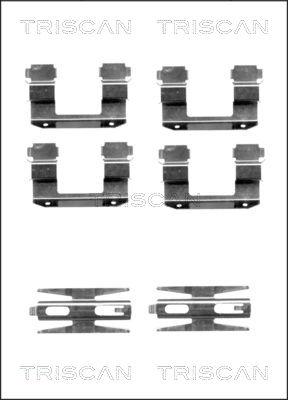 Triscan 8105 431618 - Комплект принадлежности, дискови накладки vvparts.bg